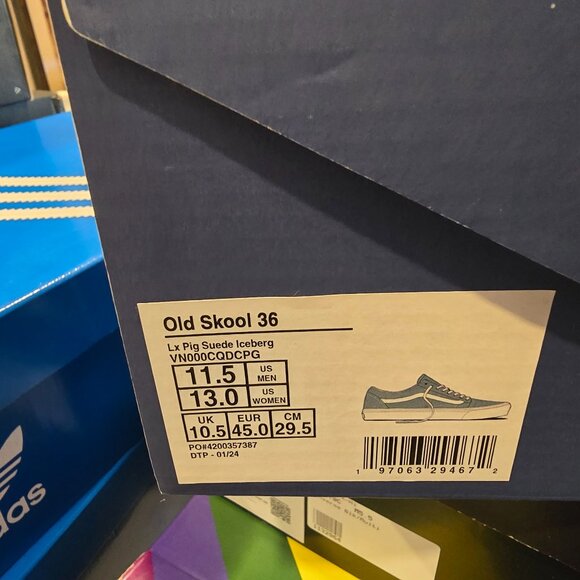 Vans Premium Pig Suede Old Skool 36 LX Shoes Sneakers VN000CQDCPG1 Mens Sz 11.5 - Picture 10 of 10